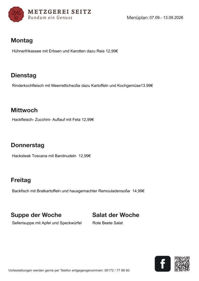 Wochenkarte 07.09.-12.07.2026